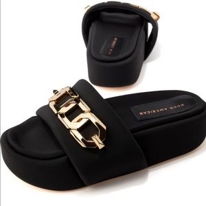 Good American NEW Platform Sandal brandnew with box